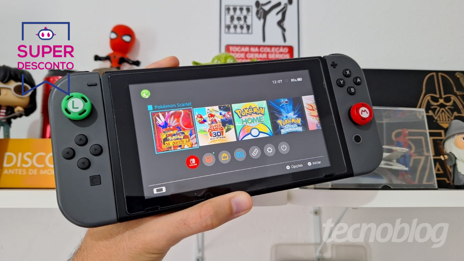 Dia do Gamer: Nintendo Switch, notebook Lenovo e acessórios com até 44% OFF