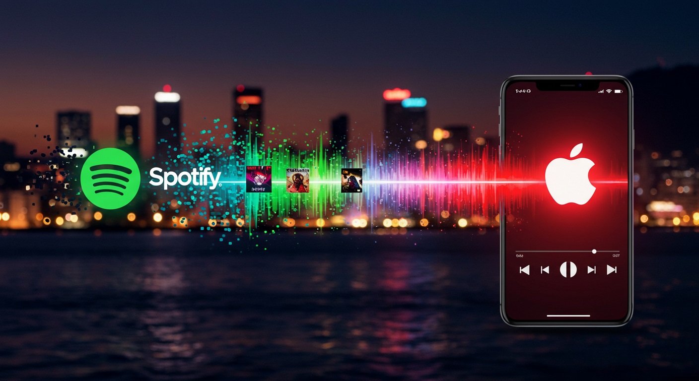 Apple Music libera migração fácil de playlists do Spotify no Brasil