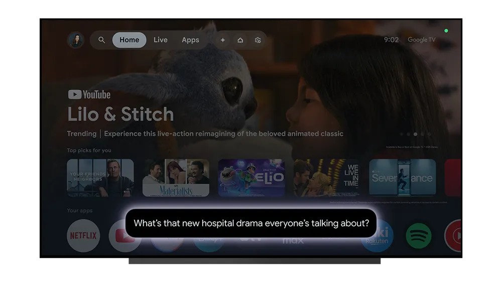 Gemini chega ao Google TV