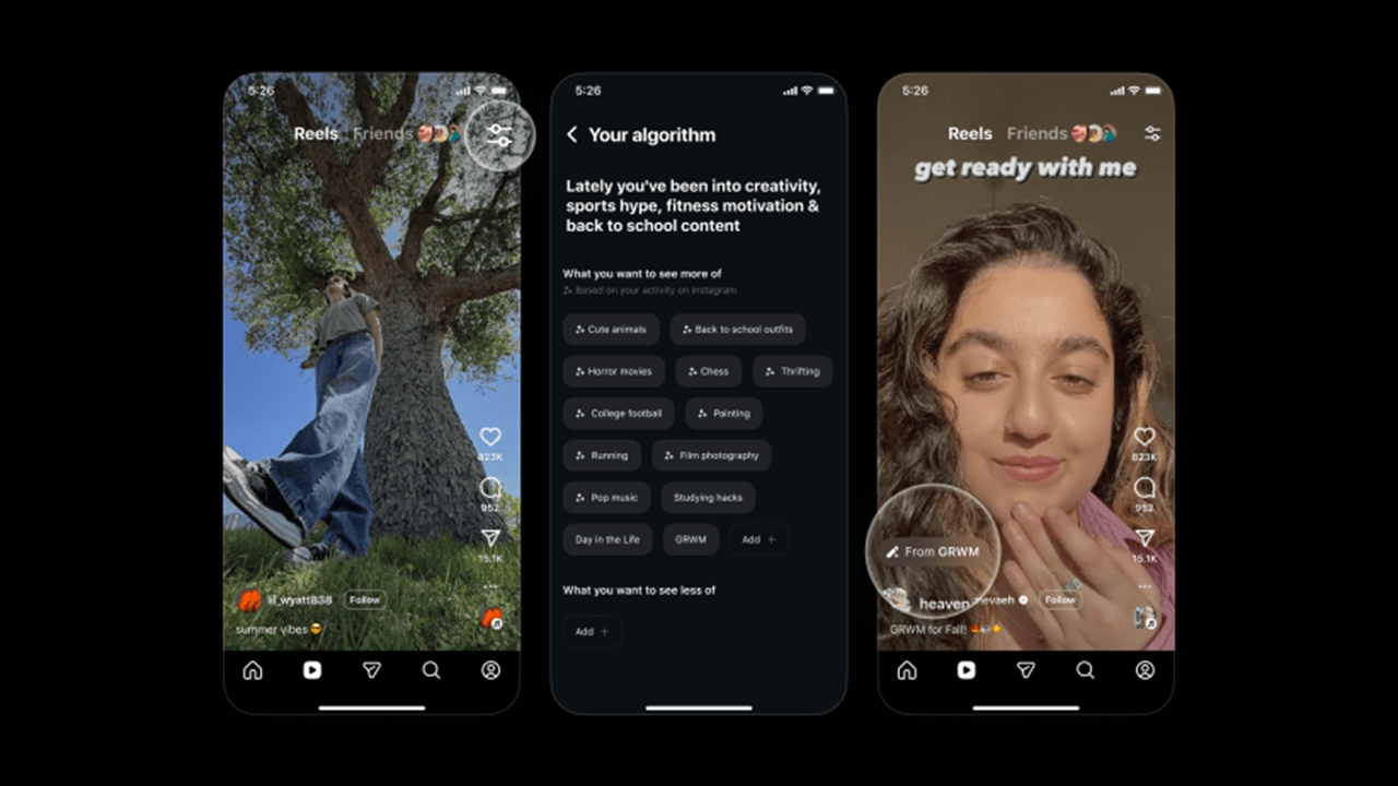 Instagram permitirá que usuário ajuste recomendações de conteúdo