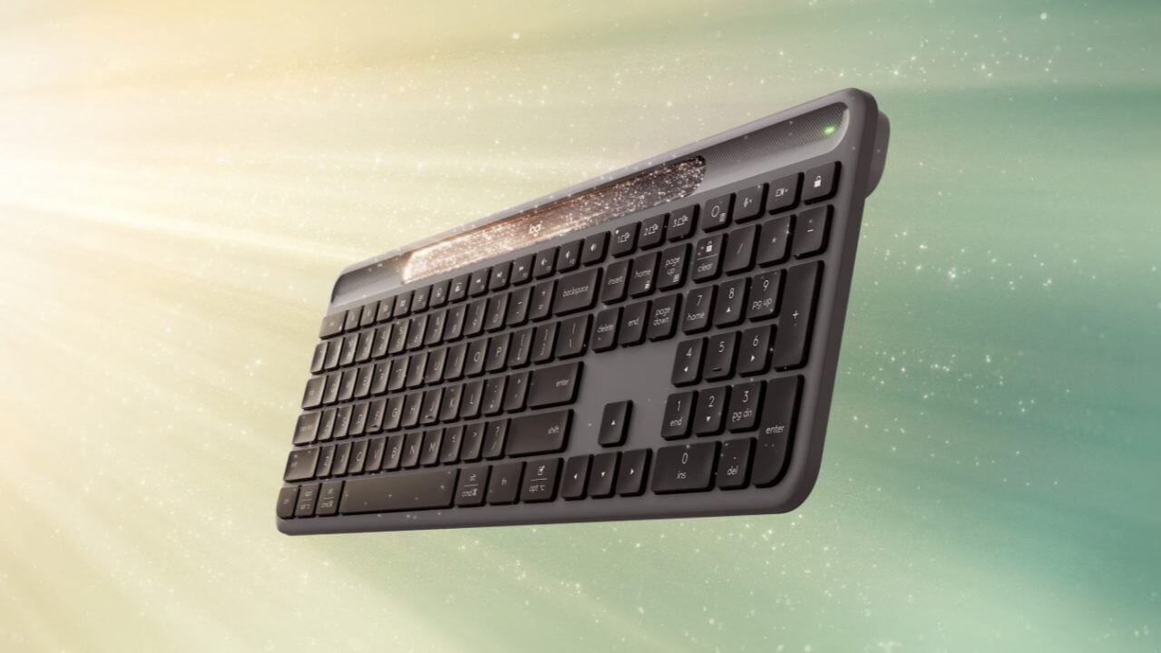 Logitech lança teclado que carrega com a luz da sua casa