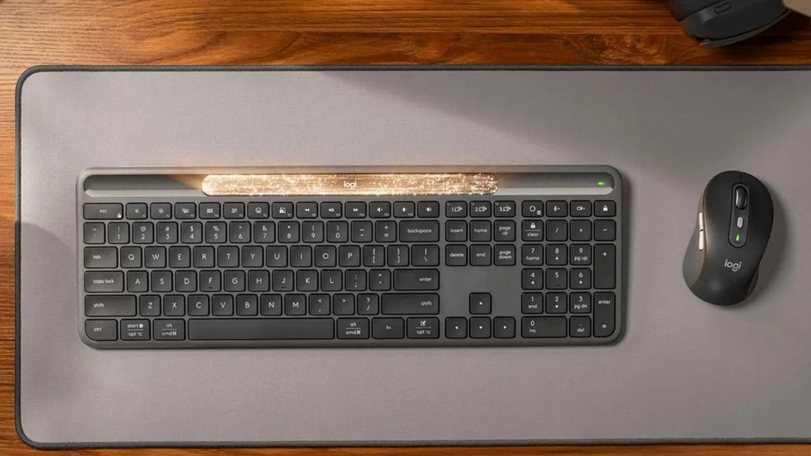 Logitech prepara teclado a energia solar com bateria para durar 10 anos
