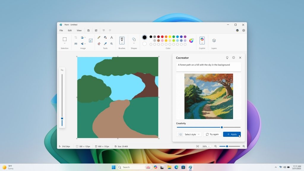 Microsoft Paint vai ter formato de arquivo parecido com o PSD do Photoshop