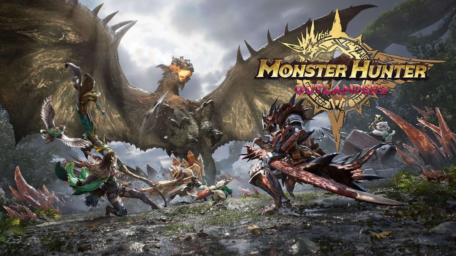 Monster Hunter Outlanders ganha gameplay mostrando uma caçada