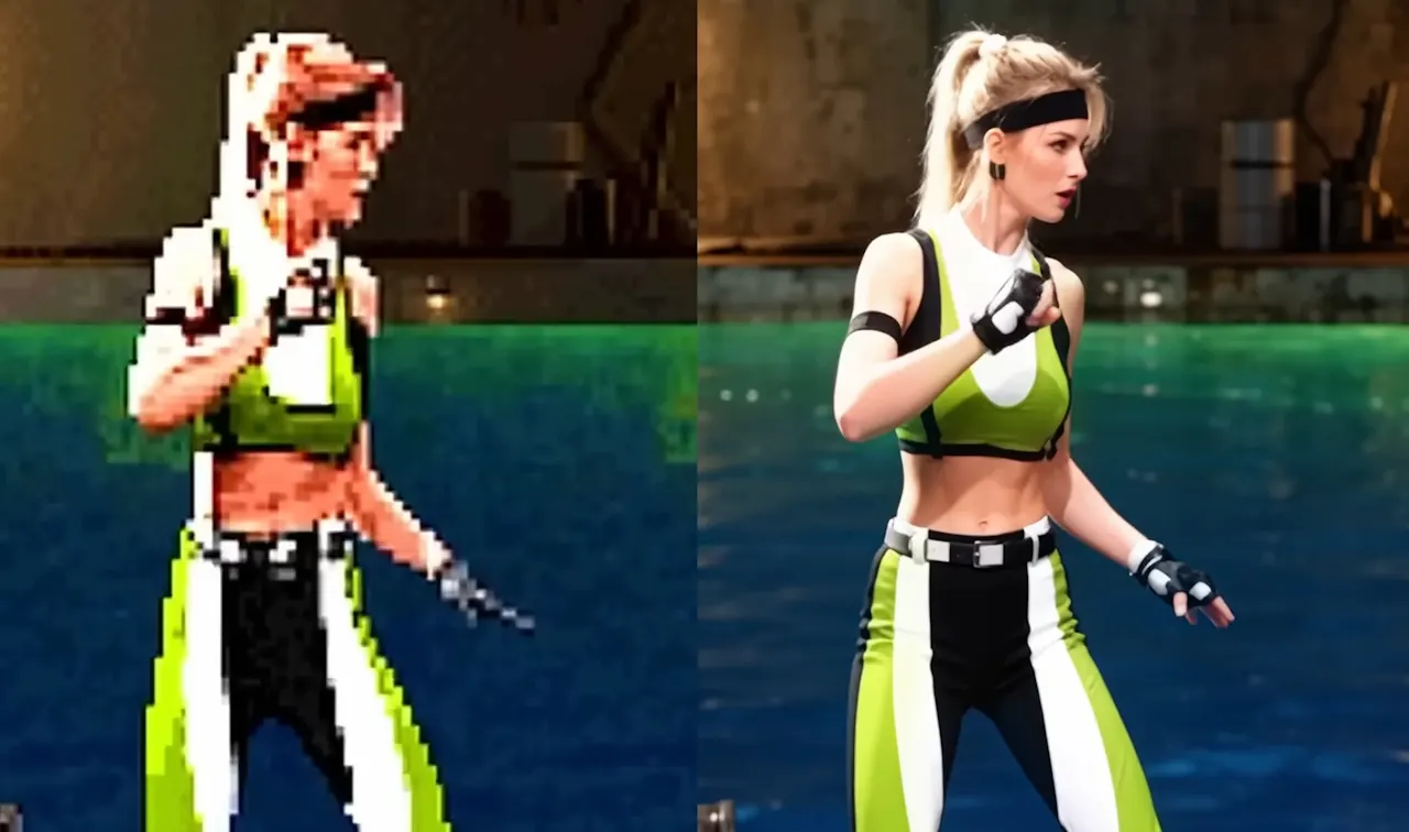 Mortal Kombat: fã restaura lutadores da era 2D com MAESTRIA