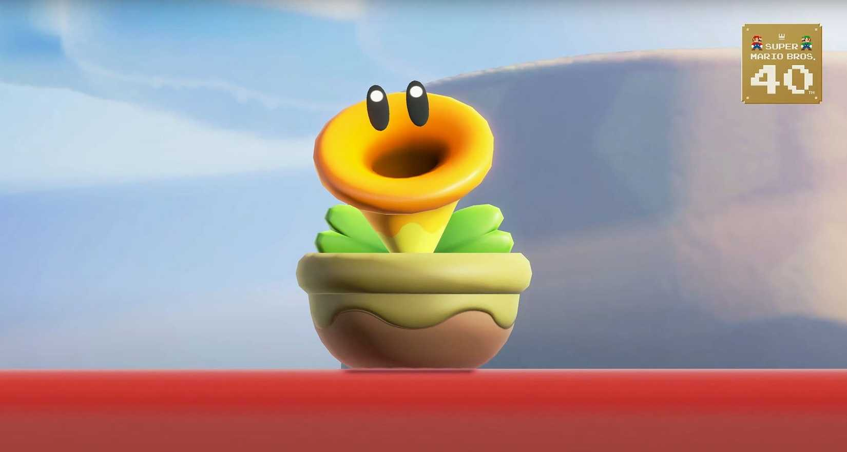 Nintendo anuncia réplica interativa da Flor Falante de Super Mario Wonder