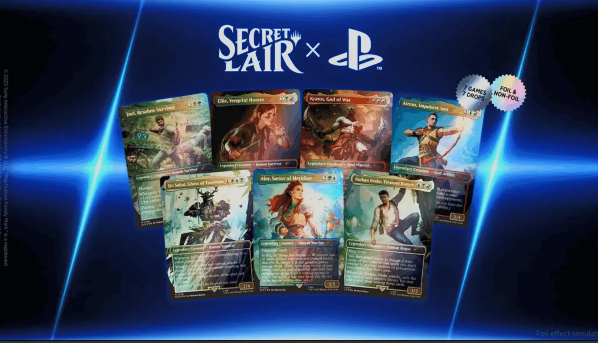 PlayStation anuncia colaboração com Magic: The Gathering; Confira o design das cartas!