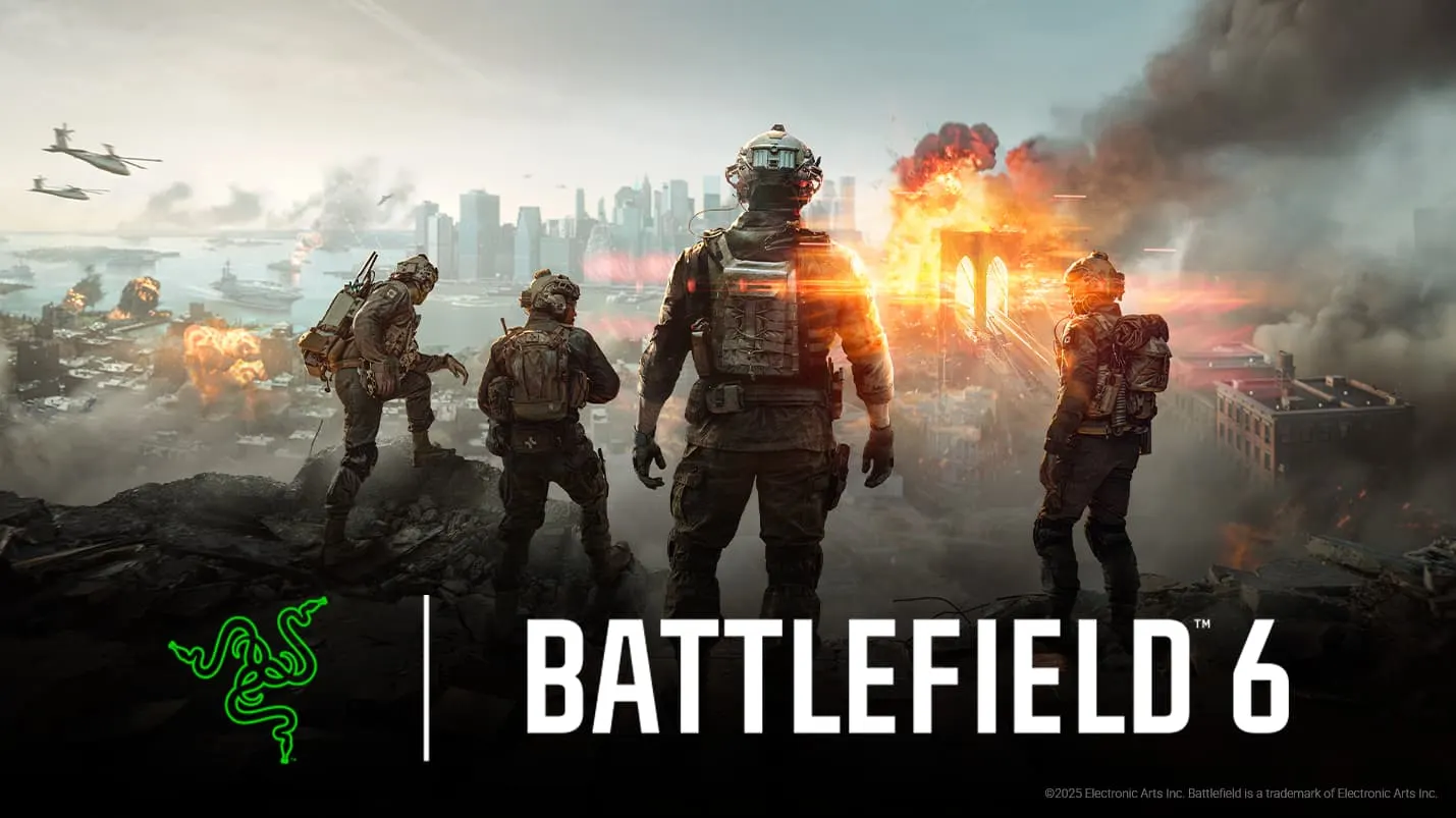 Razer eleva imersão em Battlefield 6 com Sensa HD Haptics e Chroma RGB