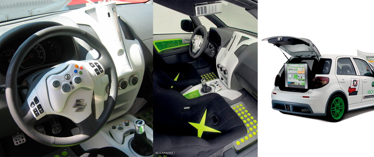 Você sabia que a Suzuki já fez um carro com Xbox embutido?