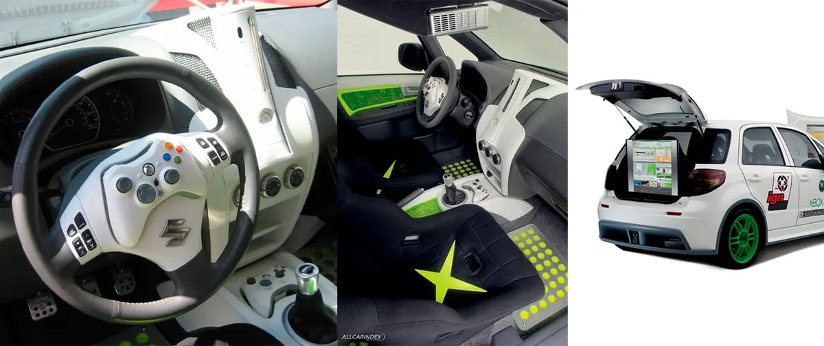 Você sabia que a Suzuki já fez um carro com Xbox embutido?