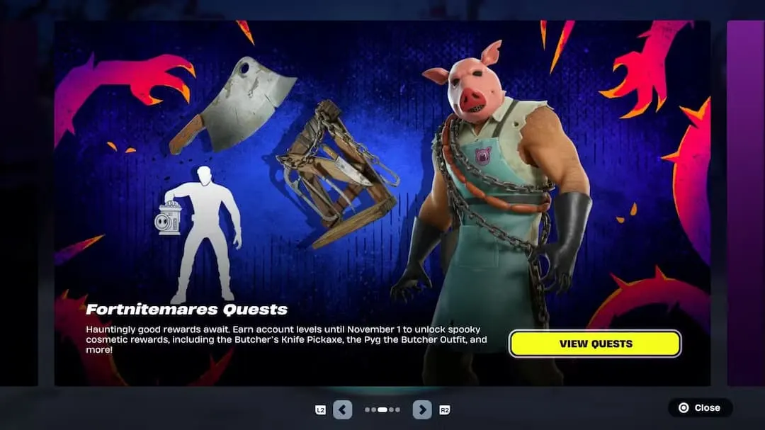 Fortnitemares volta em 2025 com nova skin grátis