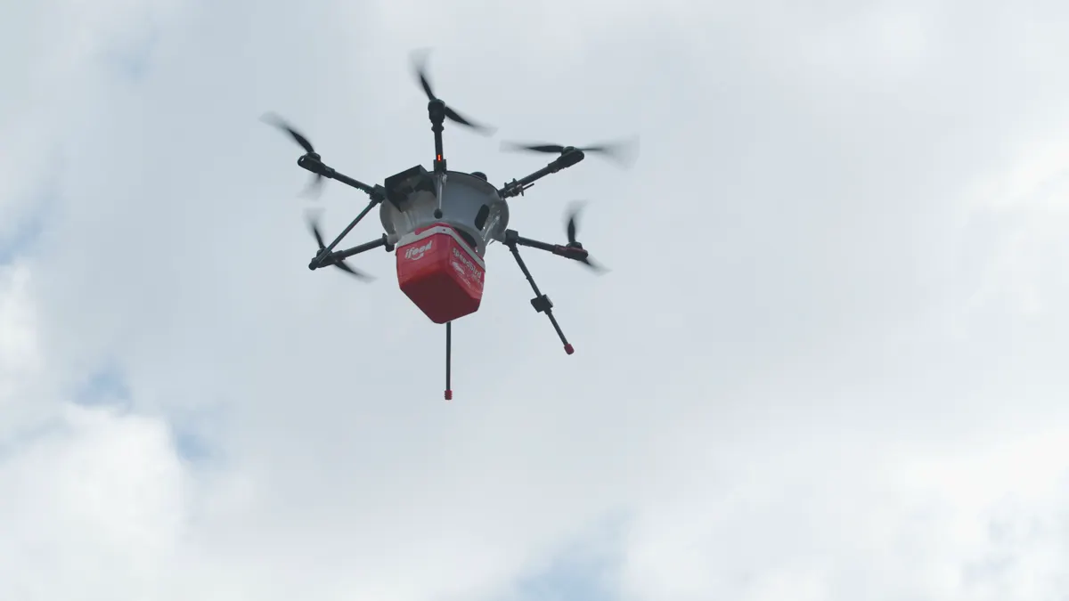 iFood retoma entregas por drones no Brasil