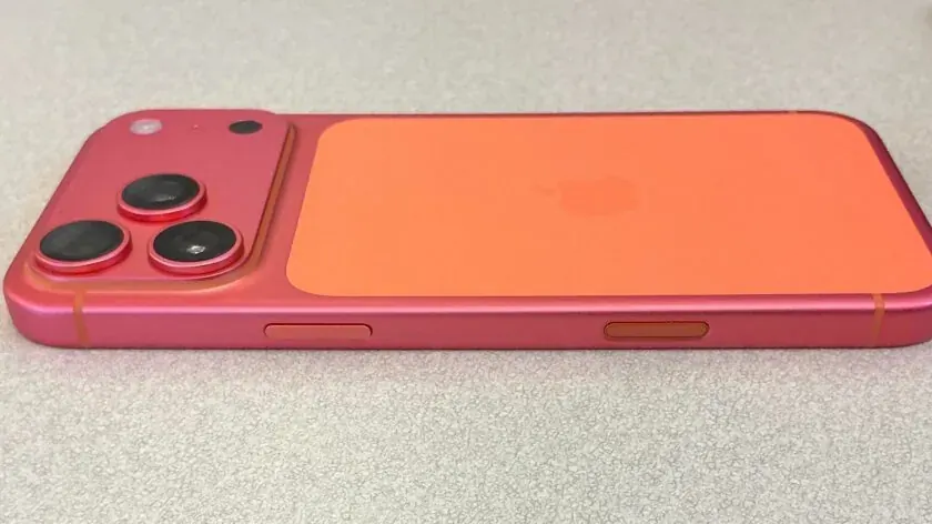 iPhone 17 Pro laranja está mudando de cor, segundo relatos