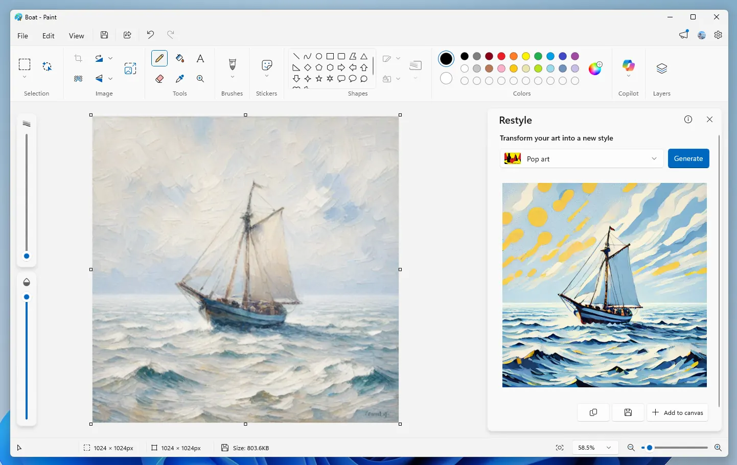 Microsoft turbina Paint com ferramenta de inteligência artificial