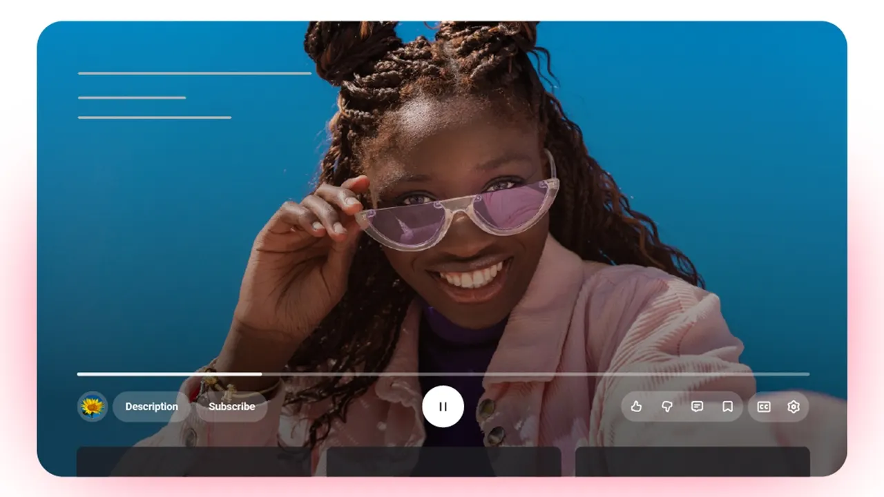 Player do YouTube ganha visual mais limpo e imersivo