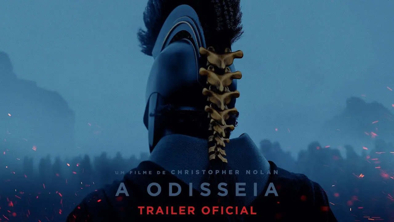 Christopher Nolan revela primeiro trailer de A Odisseia, seu épico mitológico
