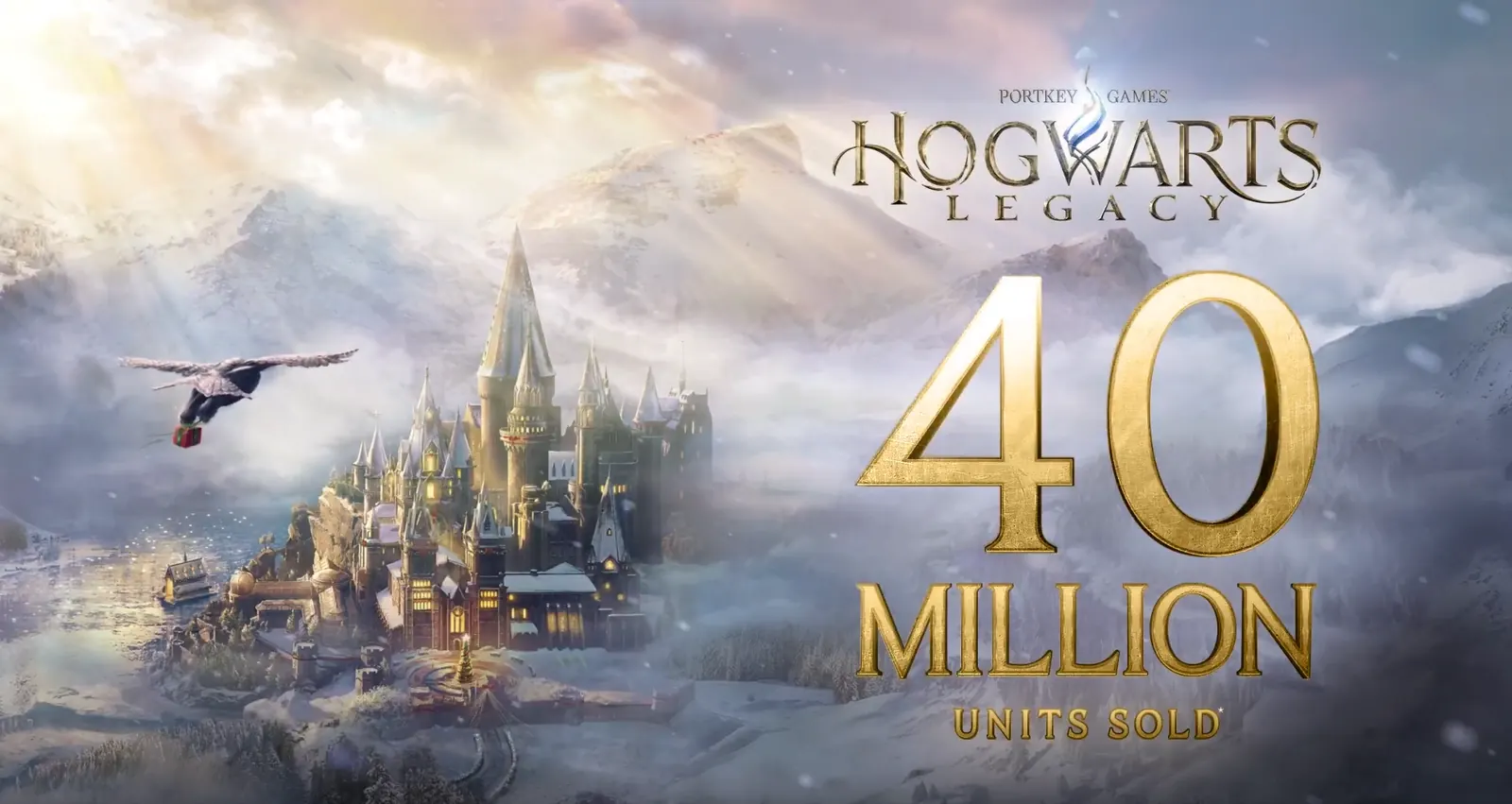 Hogwarts Legacy alcançou a marca de 40 milhões de cópias vendidas