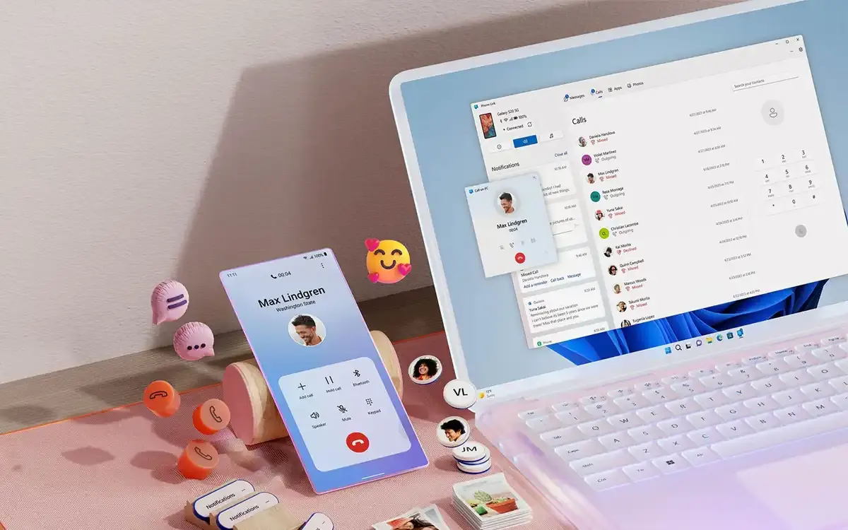 Microsoft atualiza Phone Link e expande visualização de apps Android