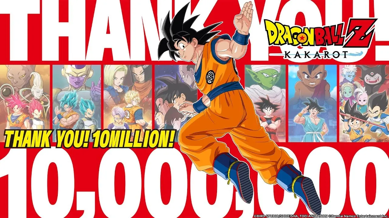 Dragon Ball Z: Kakarot alcança 10 milhões de unidades vendidas