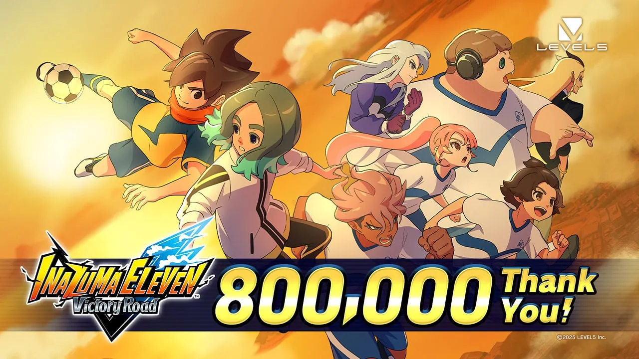 Inazuma Eleven: Victory Road ultrapassa 800 mil cópias vendidas
