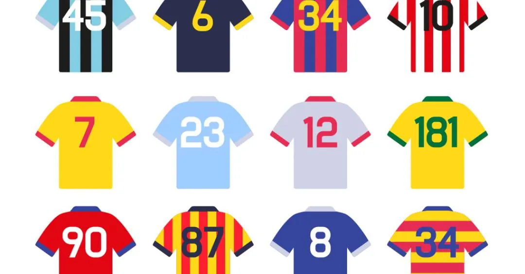 O número na camisa dos times de futebol pode ter mais de dois dígitos?
