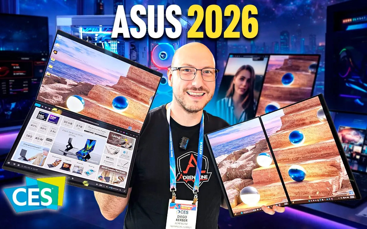 Quantas telas você precisa? ASUS na CES 2026