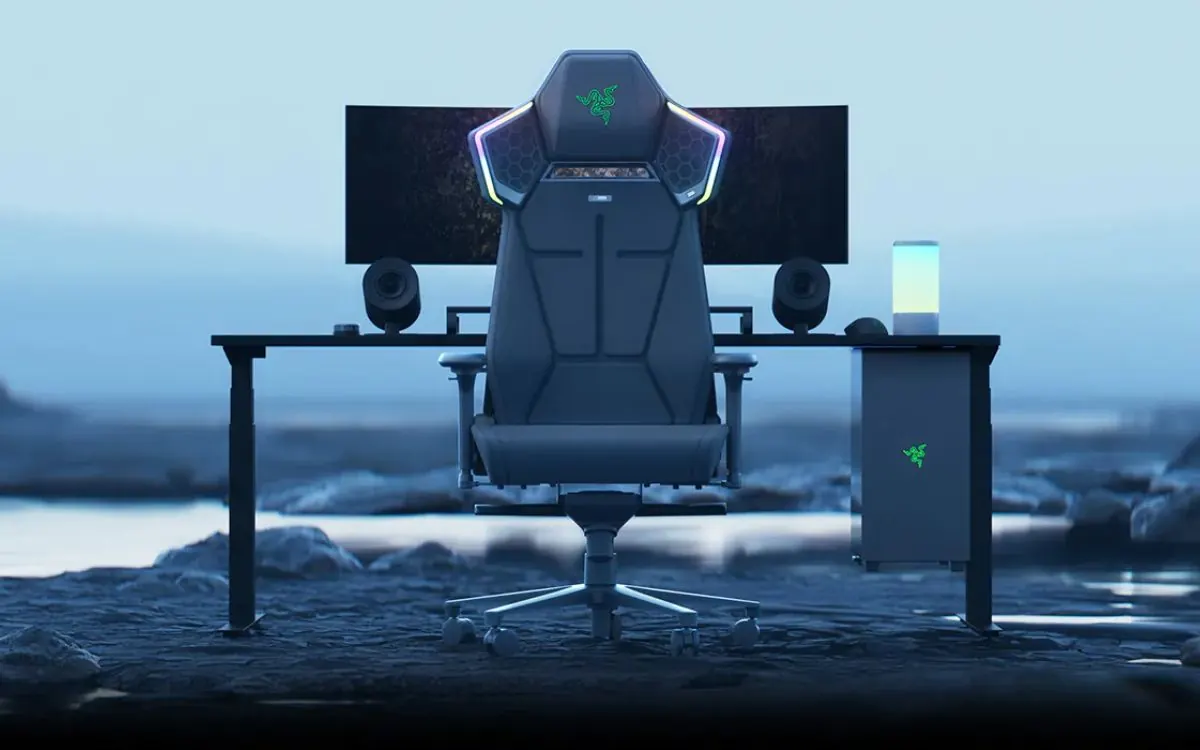 Razer revela Project Madison, cadeira gamer conceitual com iluminação reativa, áudio imersivo e feedback háptico
