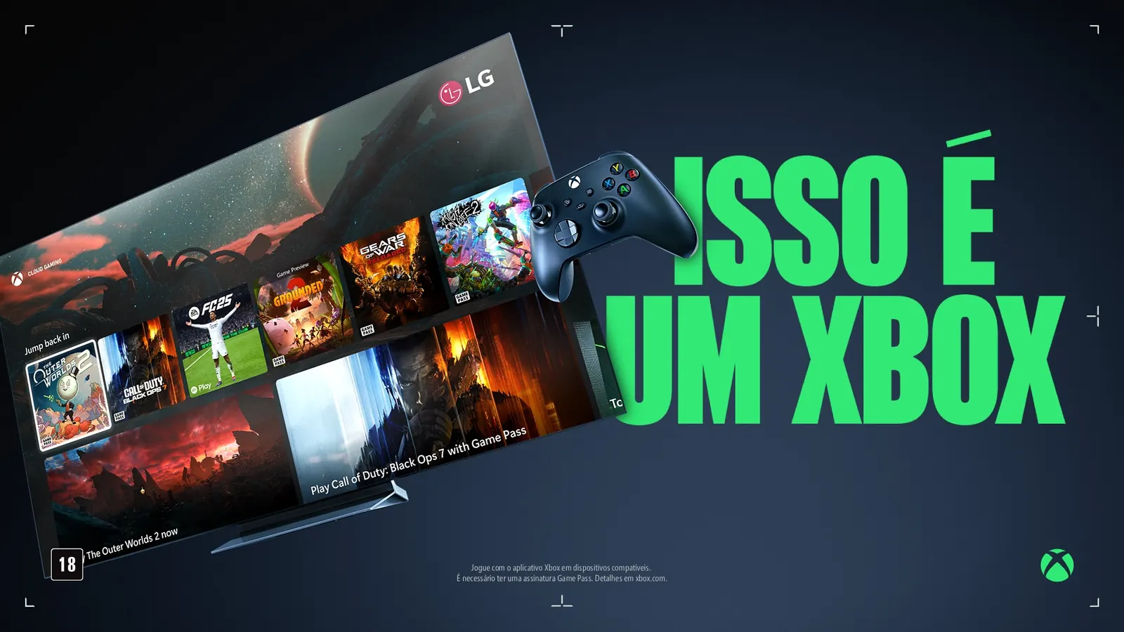 Xbox Cloud Gaming chega às smart TVs Hisense e TCL