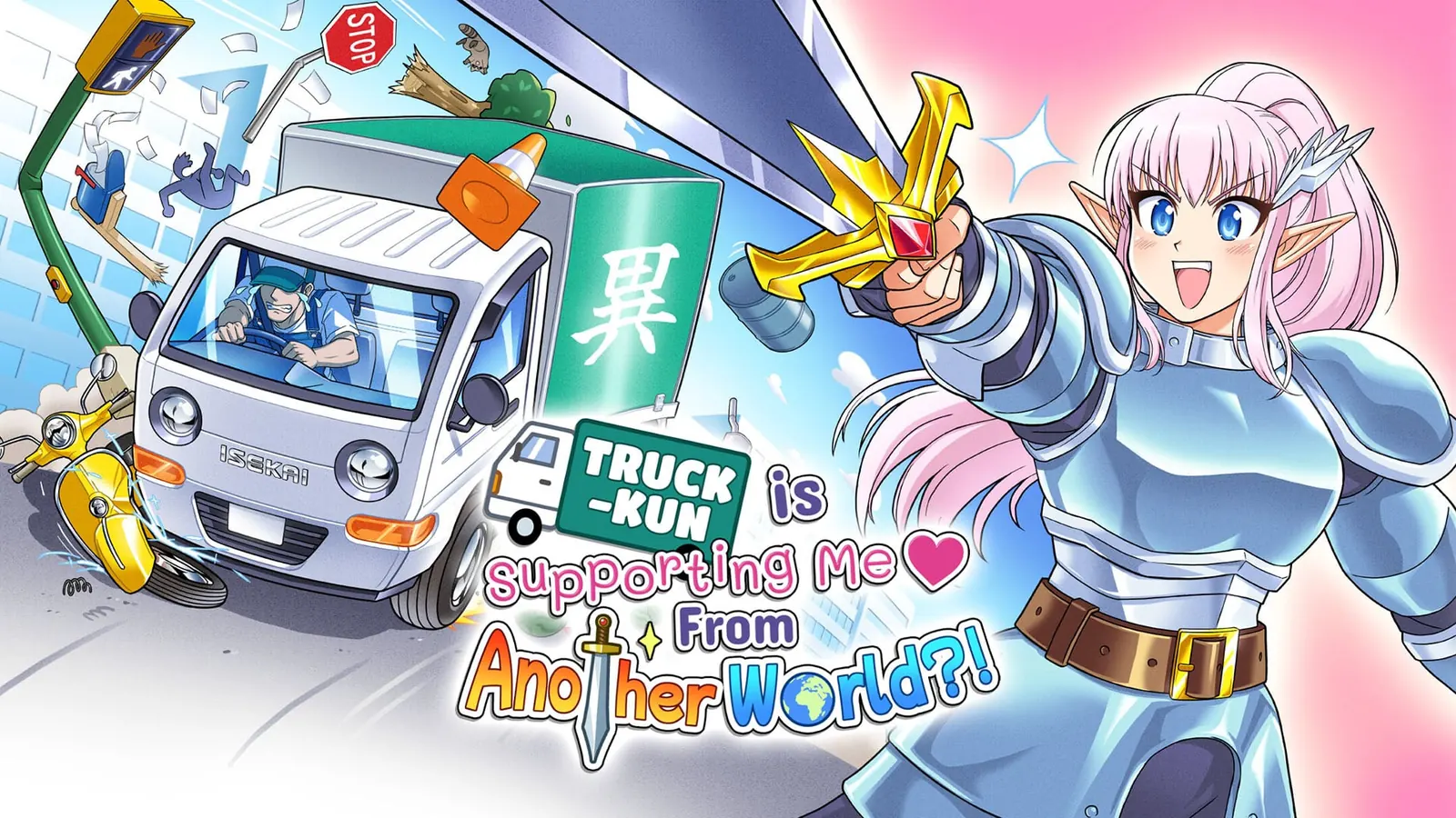 Truck-kun is Supporting Me From Another World?! inverte o clichê isekai e coloca você no volante