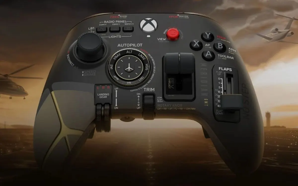 PowerA trabalha em controle Xbox modular para Flight Simulator com design único